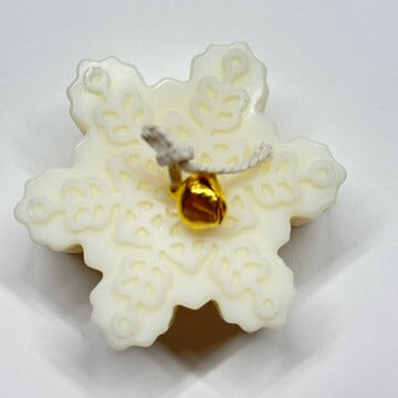 Skulptur Kerze Schneeflocke 